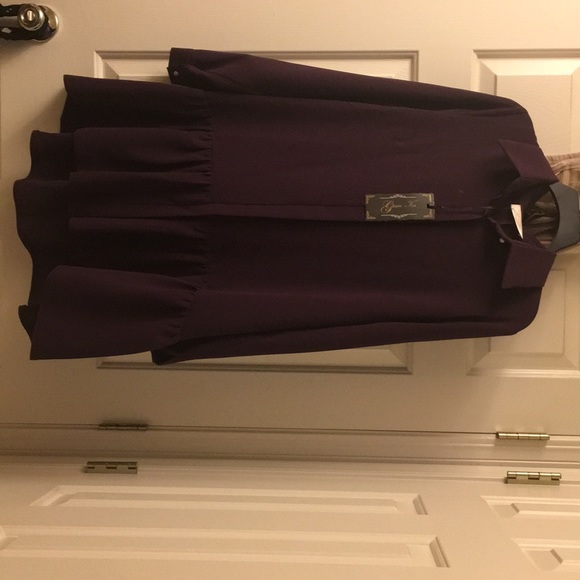 Tops - Brand new long purple long sleeve shirt